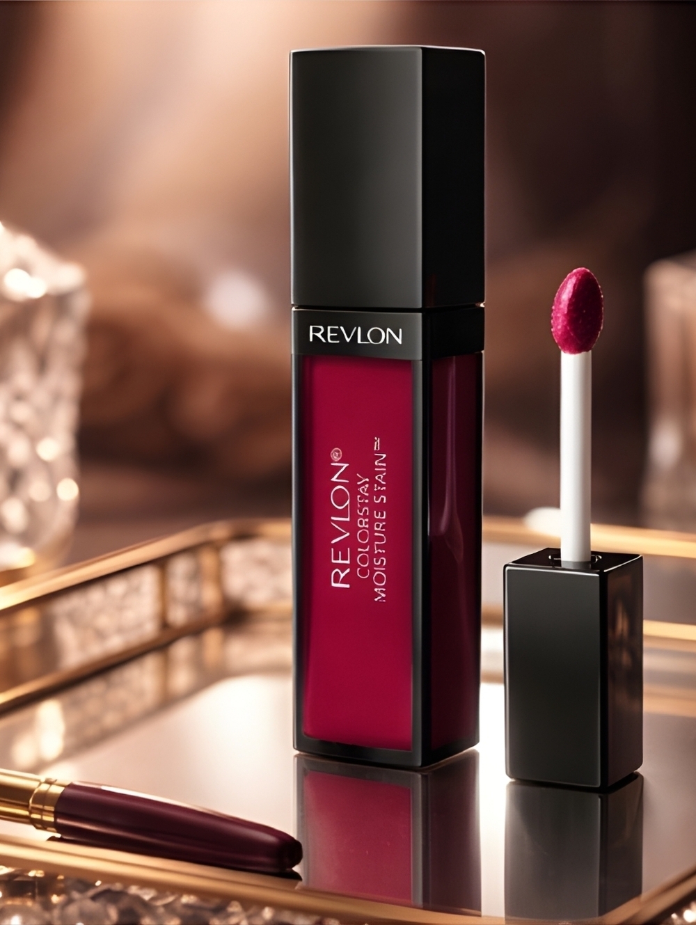 Revlon ColorStay Rich Burgandy Lip Stain 045 New York Scene Long-lasting Wear
